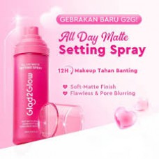 setting spray glad2glow all day matte